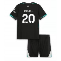 Echipament fotbal Liverpool Diogo Jota #20 Tricou Deplasare 2024-25 pentru copii maneca scurta (+ Pantaloni scurti)